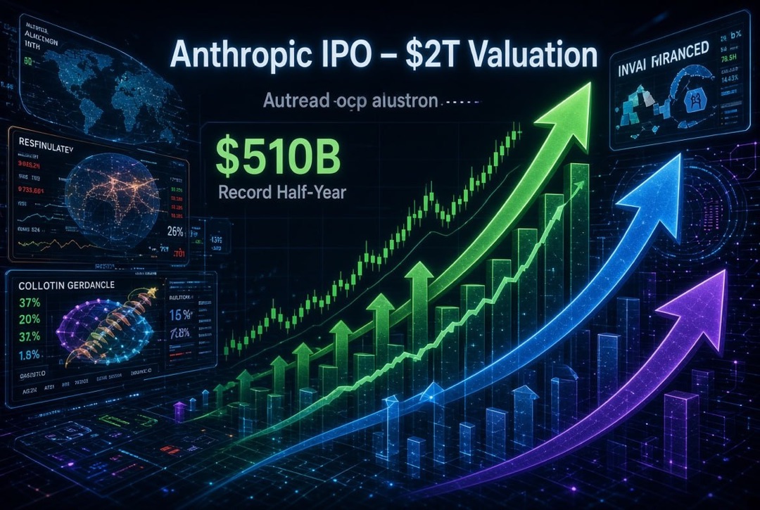 Noticias sobre startups e inversiones de capital riesgo — sábado, 15 de agosto de 2026: IPO de Anthropic por $2 billones, récords de $510 mil millones en seis meses y auge de megarrondas de defensa.