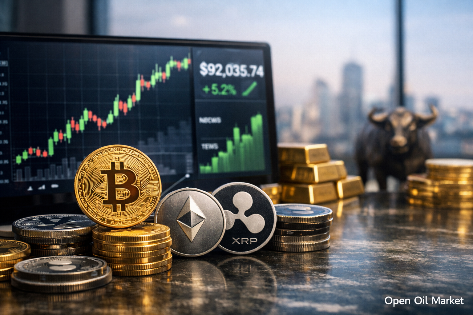 Noticias de criptomonedas 9 de enero de 2026 — Bitcoin por encima de $90,000, crecimiento de altcoins y demanda institucional