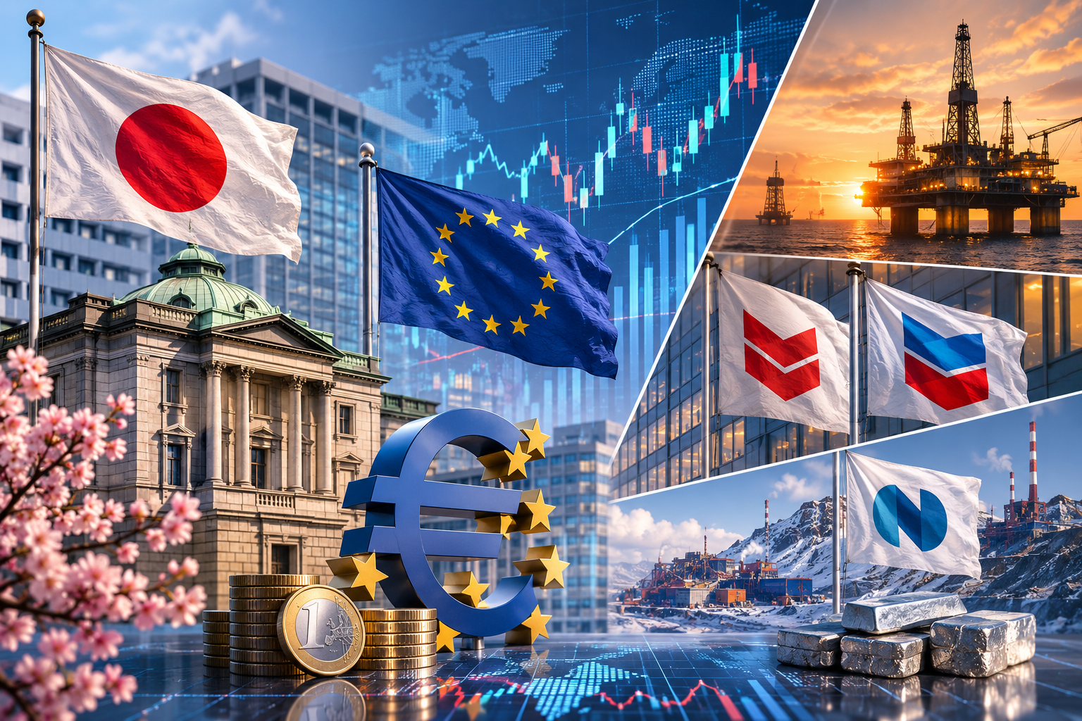 Eventos económicos e informes corporativos: viernes, 31 de julio de 2026 — decisión del Banco de Japón, inflación de la eurozona, informes de ExxonMobil, Chevron y Norilsk Nickel