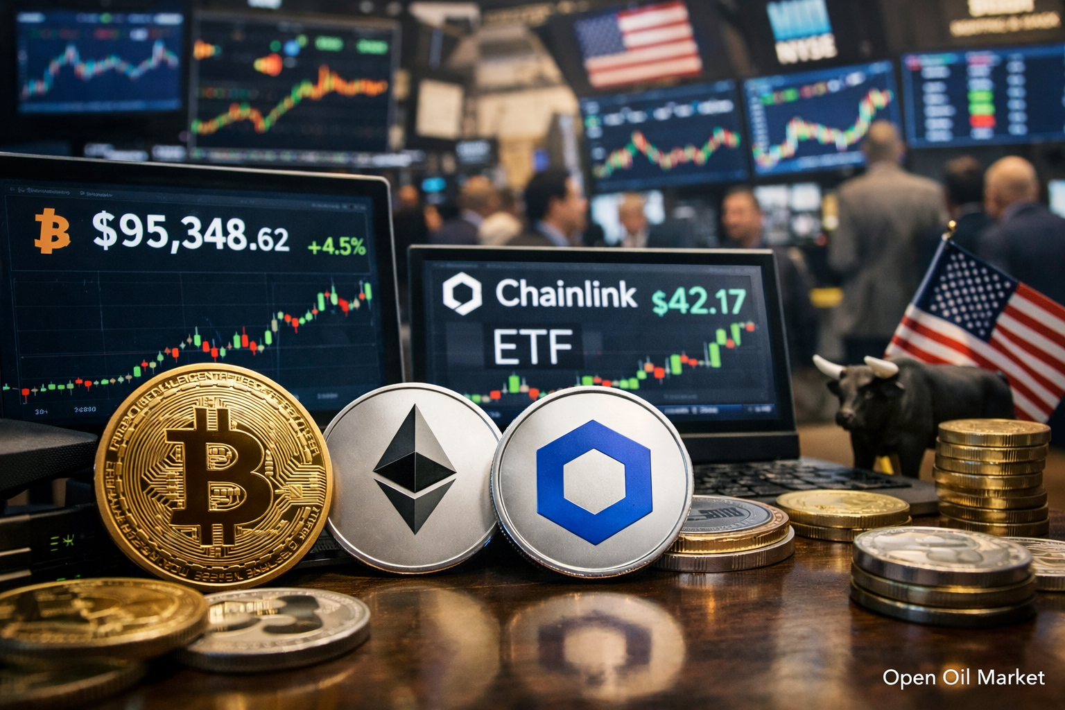 Noticias criptomonedas, jueves, 15 de enero de 2026 Chainlink-ETF sale a la NYSE.