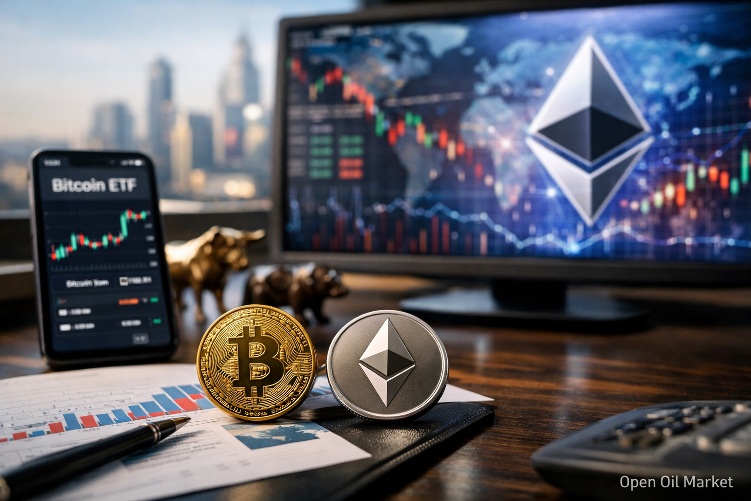 Noticias criptomonedas — lunes, 2 de marzo de 2026: cambio de flujos en Bitcoin ETF, risk-off en el mundo y enfoque en la hoja de ruta de Ethereum