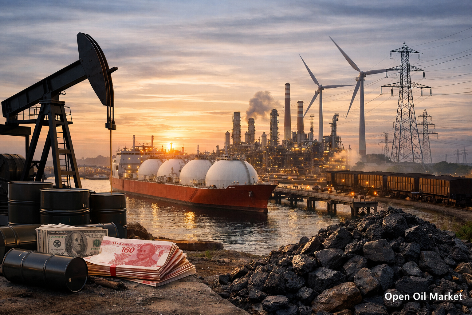 Complejo energético mundial: petróleo, gas, energía y fuentes renovables — 17 de enero de 2026.