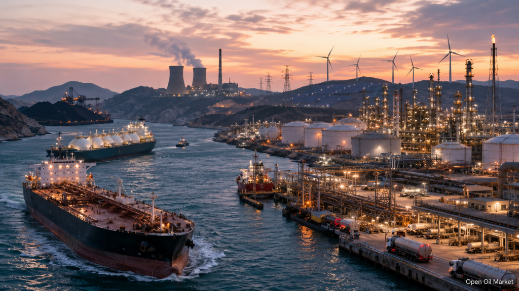 Mercado energético mundial 6 de junio de 2026: petrolero, GNL, refinerías, logística del carbón, electricidad y energías renovables