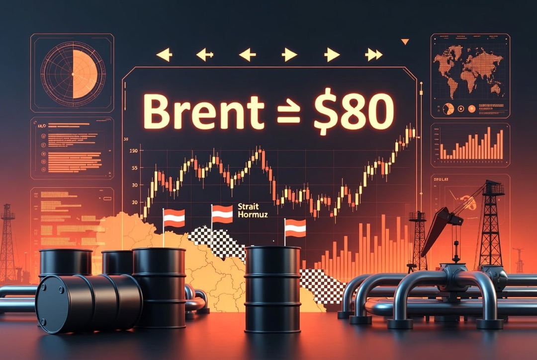 Noticias de petróleo y energía — jueves, 6 de agosto de 2026: el acuerdo del estrecho de Ormuz llega a la recta final, Brent se equilibra en $80
