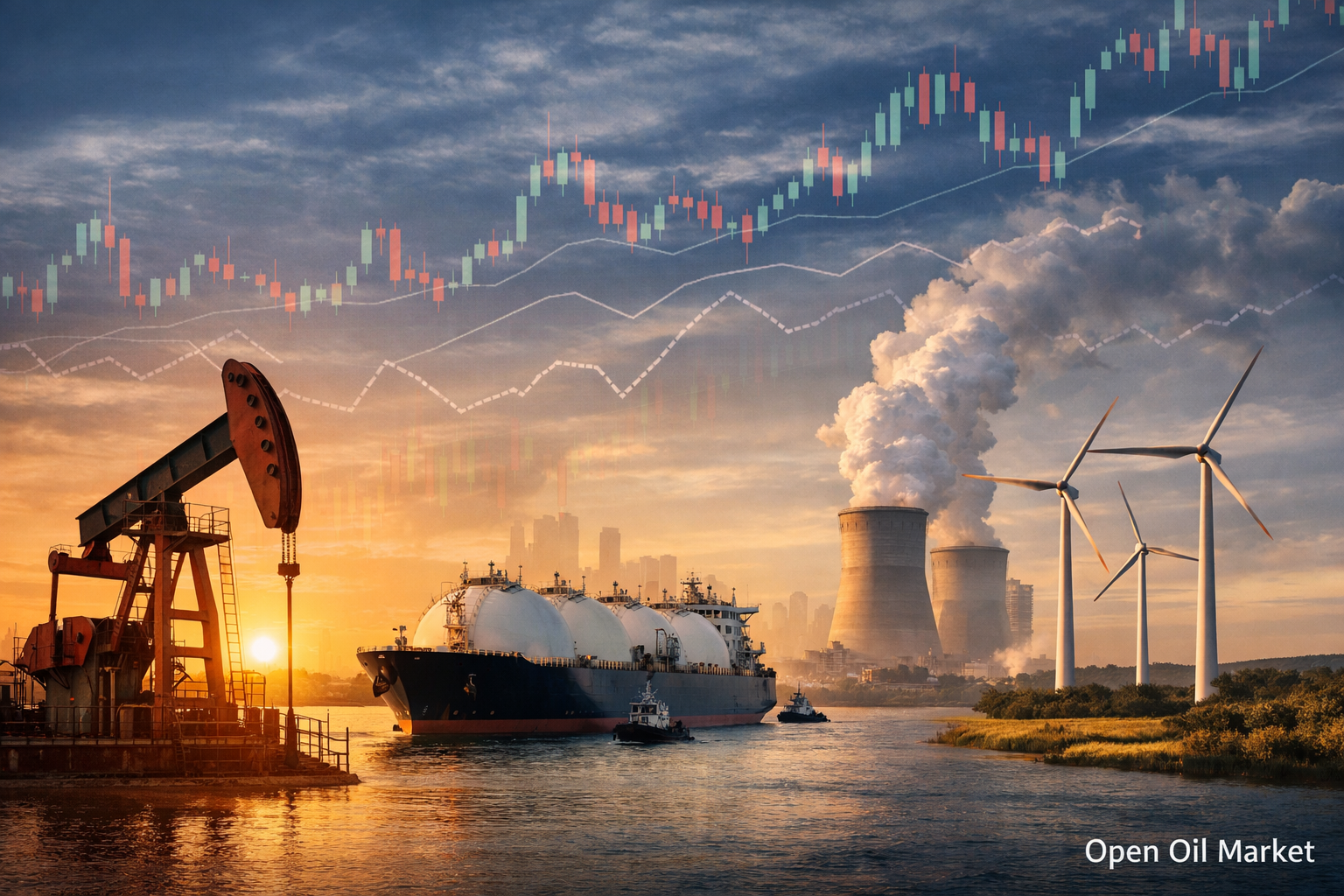 Noticias de petróleo y energía, jueves, 18 de diciembre de 2025: petróleo en mínimo histórico en medio de esperanzas de paz en Ucrania.