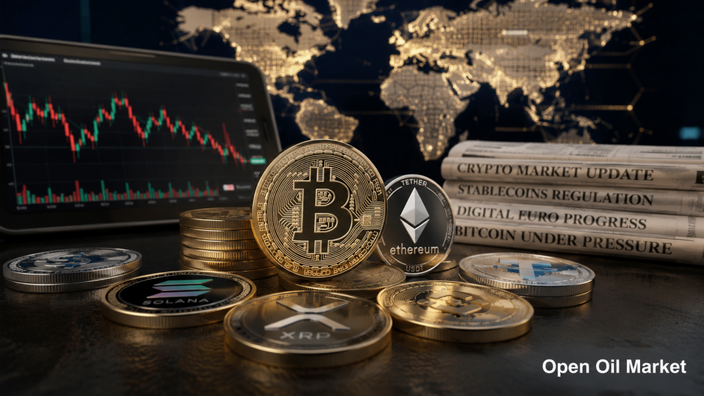 Noticias de criptomonedas 24 de junio de 2026: Bitcoin, Ethereum, stablecoins y euro digital en el contexto del mercado cripto global