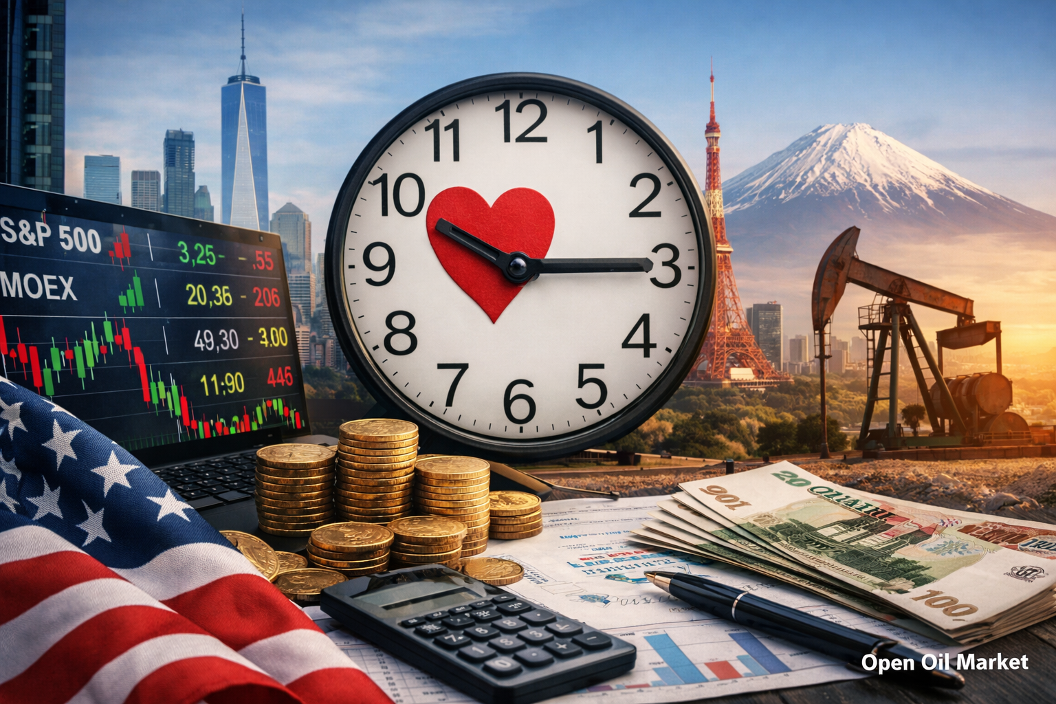 Eventos económicos e informes corporativos — sábado, 14 de febrero de 2026 Global Market, S&P 500, Euro Stoxx 50, Nikkei 225, MOEX