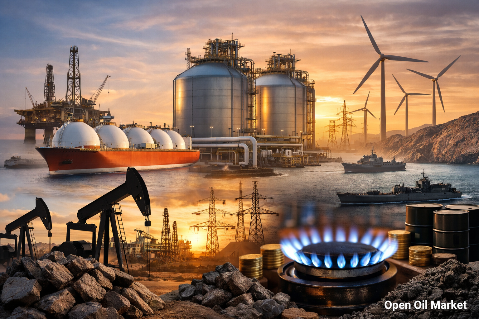 Noticias petróleo y energía — jueves, 26 de febrero de 2026: riesgo de escalada en torno a Irán, dinámica Brent/WTI y flujos récord de GNL en Europa