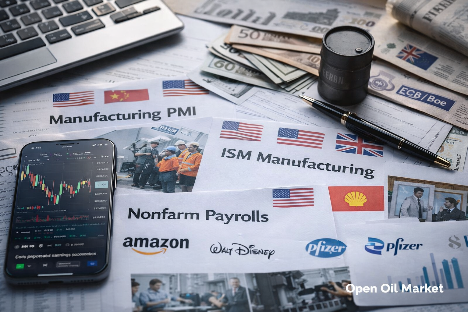 Resumen de eventos económicos clave e informes corporativos para la semana del 2 al 8 de febrero de 2026: PMI, tasas de los bancos centrales, Nonfarm Payrolls