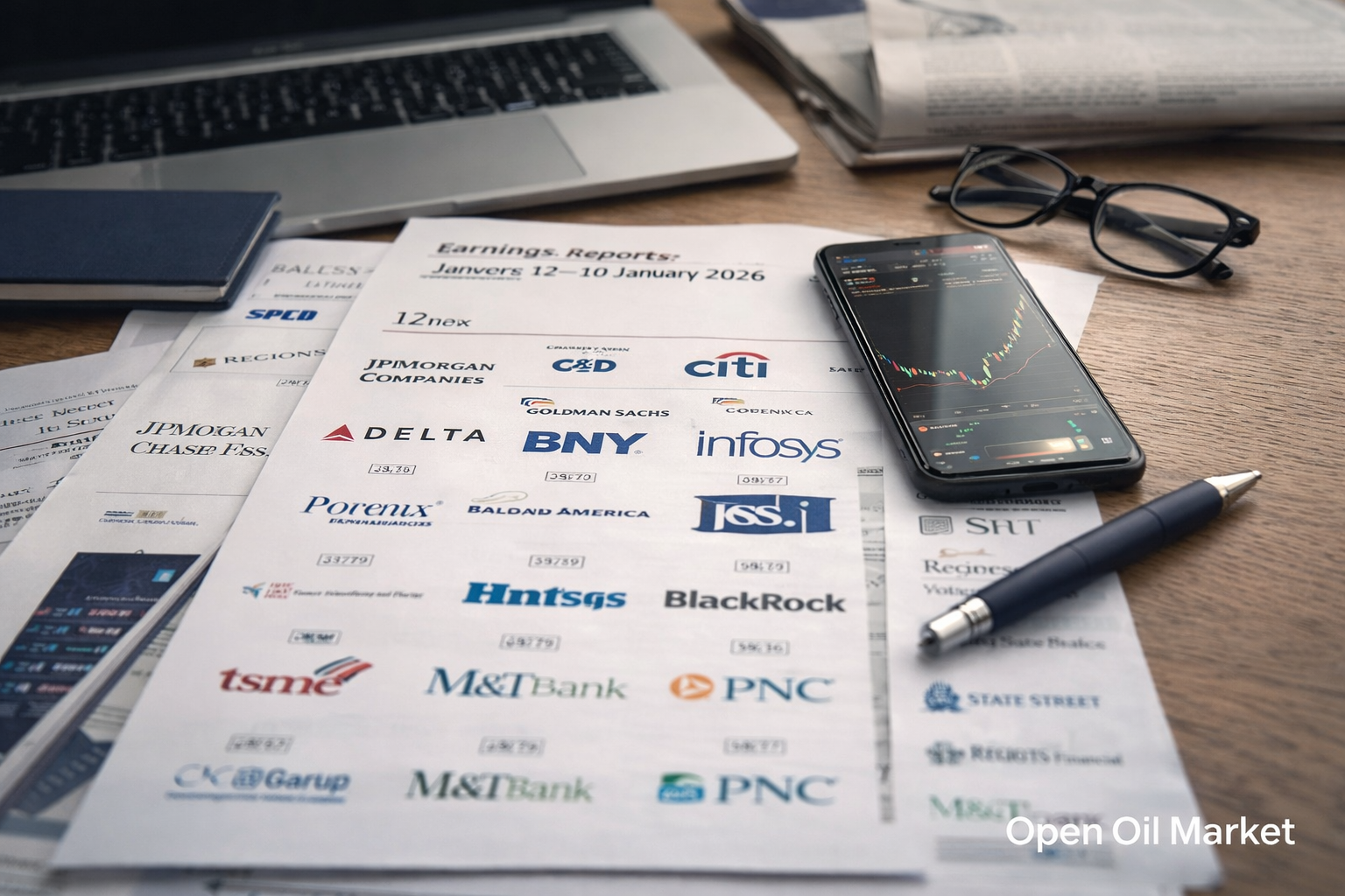 Eventos económicos e informes corporativos 12–16 de enero de 2026