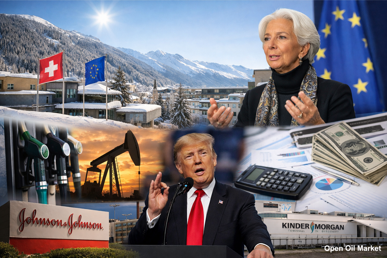 Eventos económicos e informes corporativos - miércoles, 21 de enero de 2026: CPI del Reino Unido, discurso de Lagarde, mercado del petróleo e informes de Johnson & Johnson