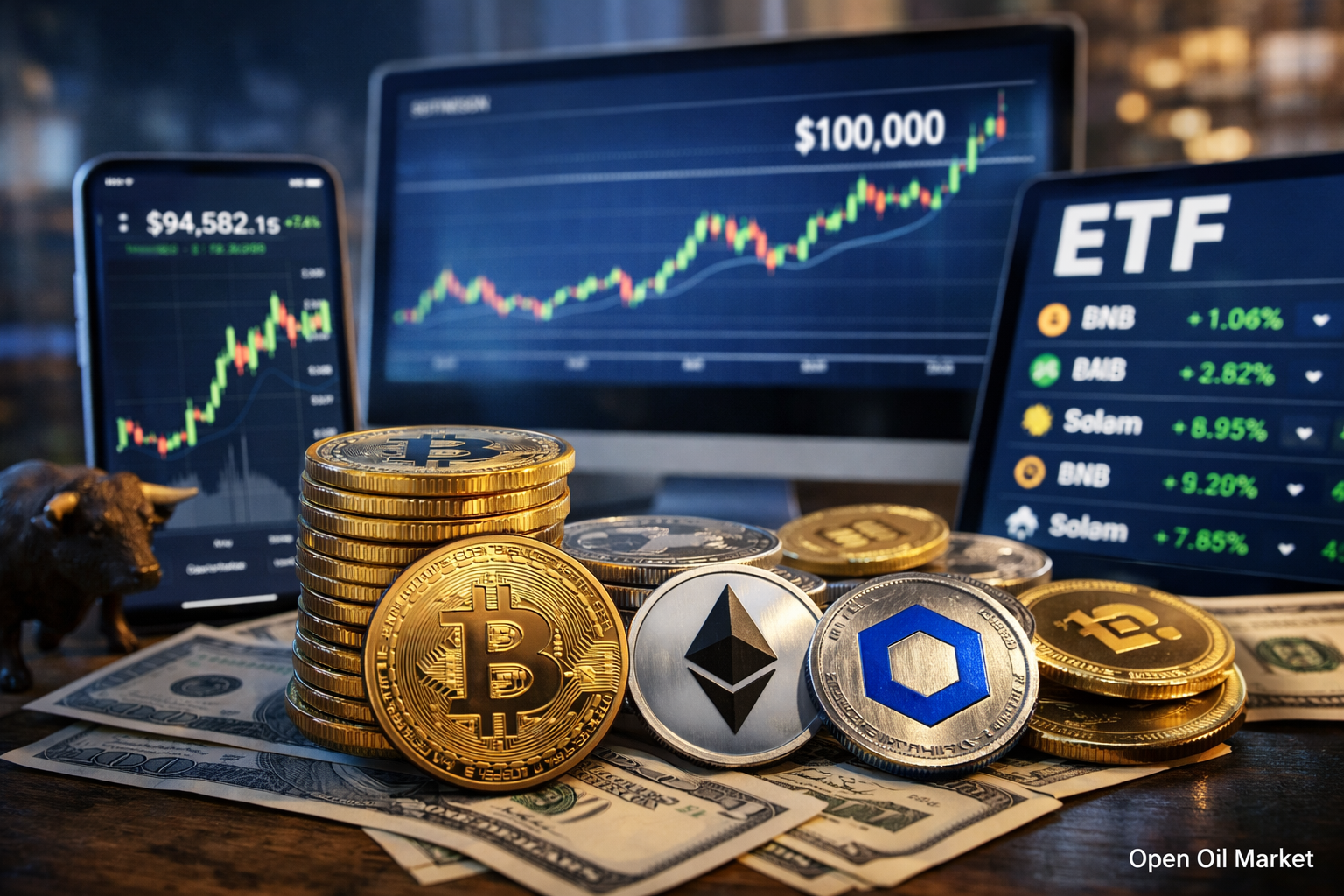 Noticias de criptomonedas 19 de enero de 2026 — Bitcoin a $100,000, rally de altcoins y ETF