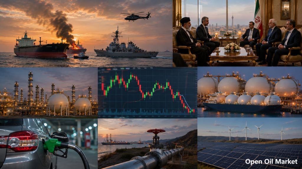 Noticias petróleo y energía — lunes, 27 de julio de 2026: Brent, gas TTF, OPEP+, KTK, carbón y energías renovables