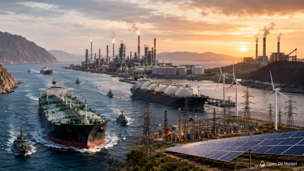 Noticias del sector energético y petrolero 1 de junio de 2026: Riesgo de Ormuz, petróleo, gas, GNL y sector energético mundial