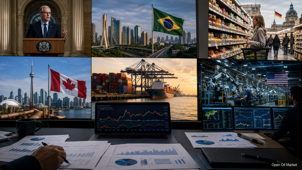 Eventos económicos e informes corporativos del 29 de mayo de 2026: discurso del gobernador del Banco de Inglaterra, PIB de Brasil y Canadá, IPC de Alemania, saldo comercial de EE. UU. y Chicago PMI