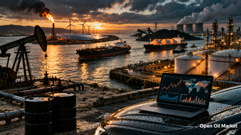 Noticias de petróleo y gas y energía 27 de marzo de 2026 - prima geopolítica en el petróleo, mercado GNL y seguridad energética.