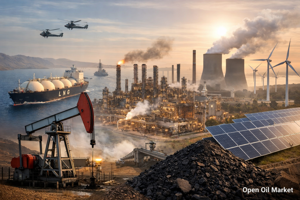 Petróleo y gas y energía 29 de marzo de 2026 mercado de petróleo gas GNL refinería energía eléctrica y FER ante riesgos globales Open Oil Market