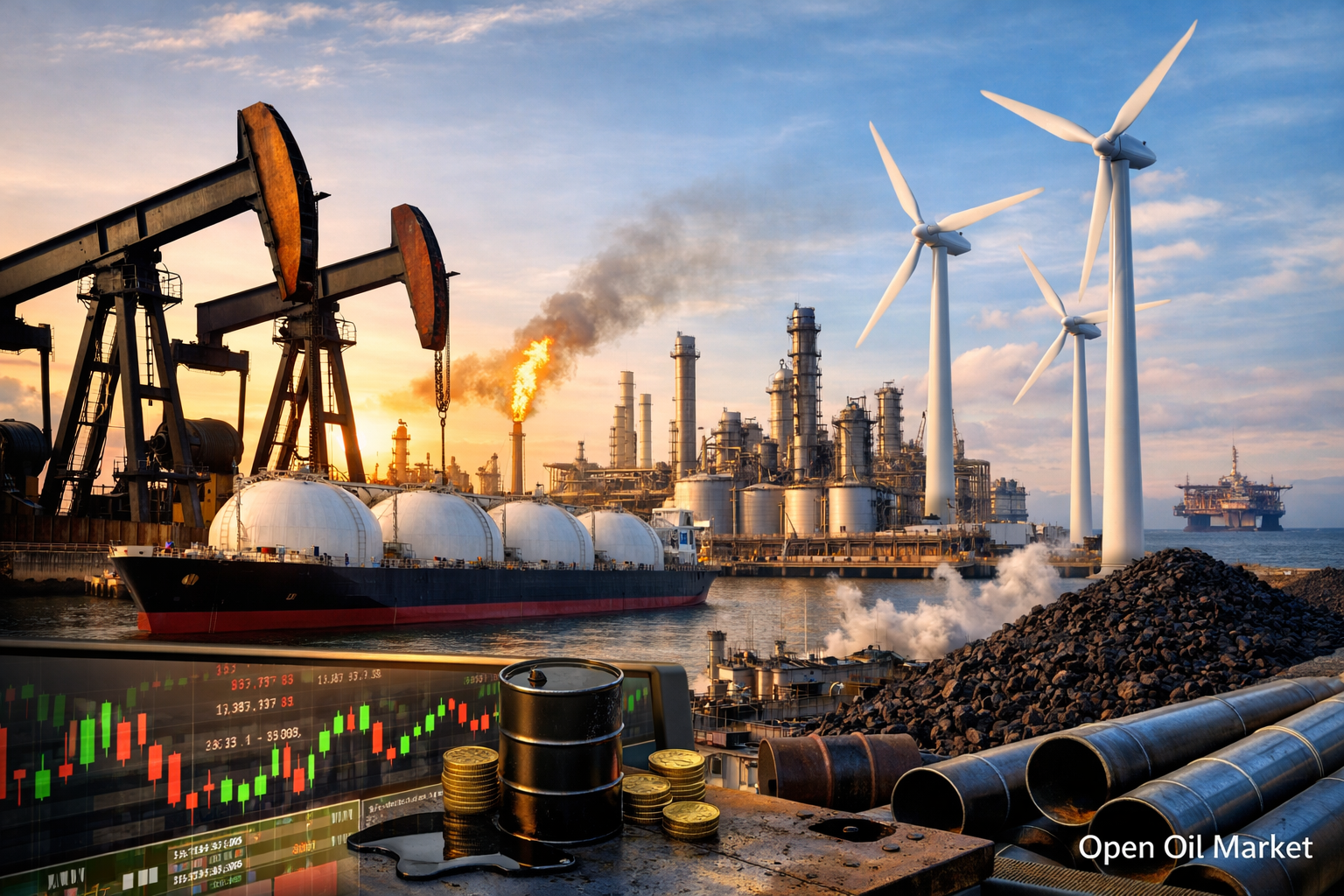 Noticias de petróleo y energía — domingo, 15 de febrero de 2026: Brent, gas y FER