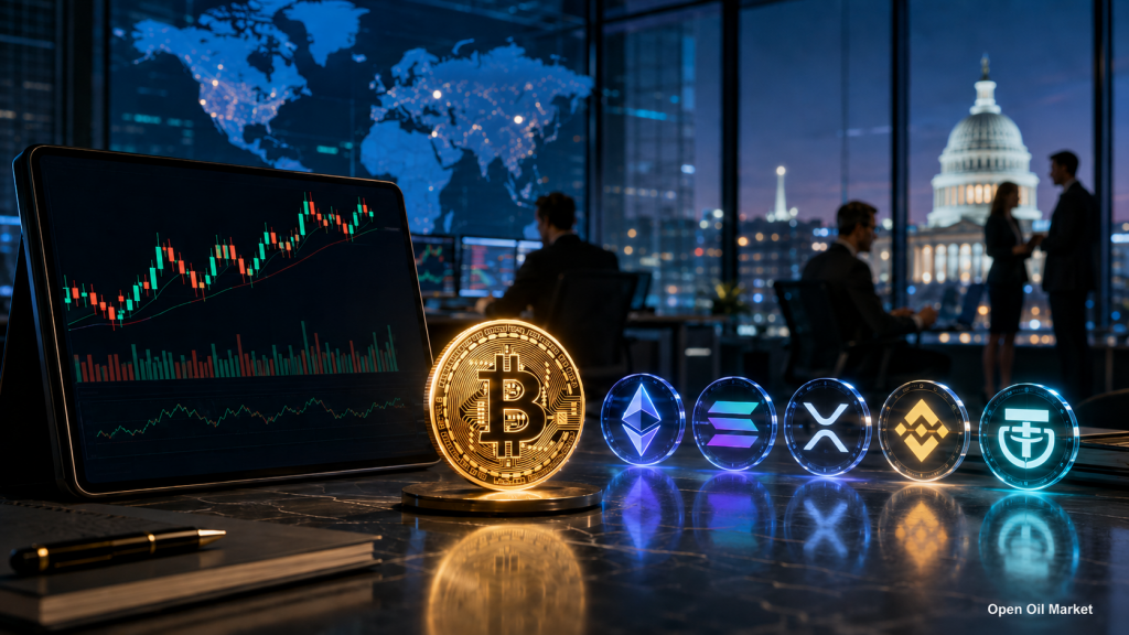Noticias de criptomonedas 10 de mayo de 2026: Bitcoin, Ethereum, Solana, XRP, BNB y stablecoins en el mercado financiero global.