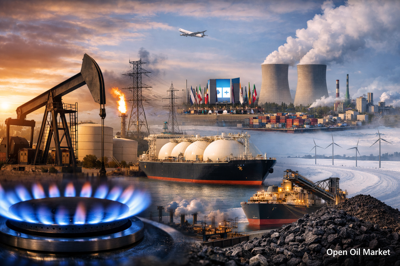 Noticias petróleo y gas y energía — 28 de febrero de 2026 Petróleo, OPEC+, gas, GNL, electricidad, energías renovables