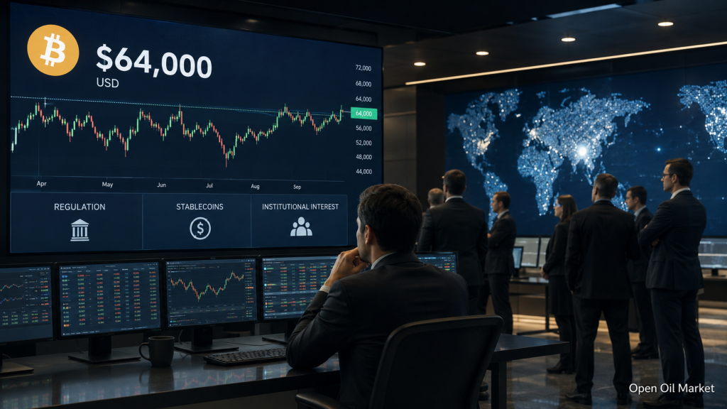 El mercado de criptomonedas 23 de junio de 2026: Bitcoin cerca de 64,000 dólares, Ethereum bajo presión, top-10 activos digitales y señales clave para inversores