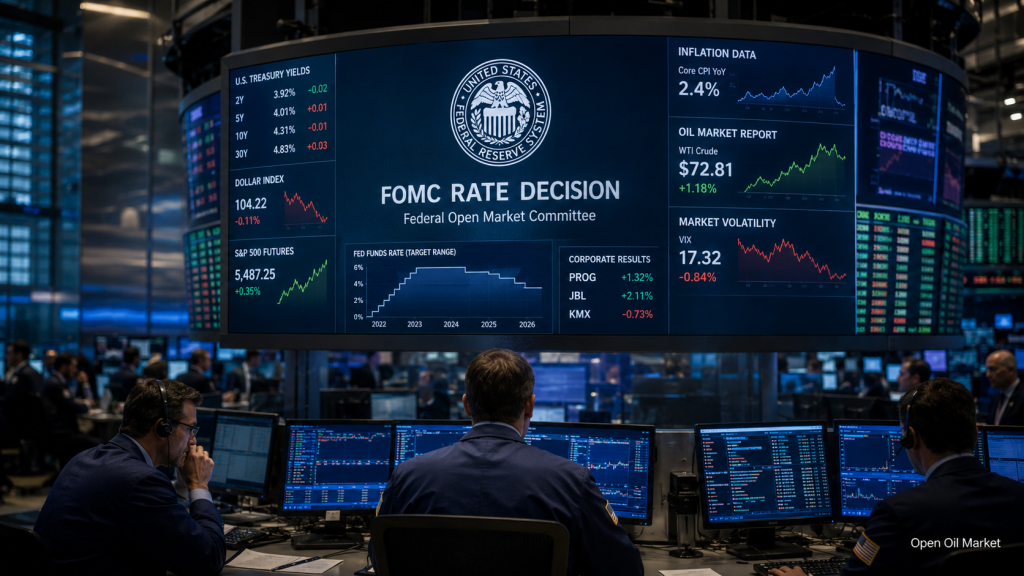 Eventos económicos e informes corporativos, miércoles 17 de junio de 2026: FOMC, inflación en el Reino Unido y la eurozona, informe de la AIE e informes de Progressive, Jabil y CarMax