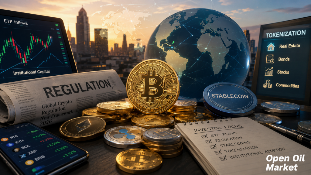Mercado mundial de criptomonedas 13 de julio de 2026: Bitcoin, Ethereum, ETF, regulación, stablecoins y tokenización