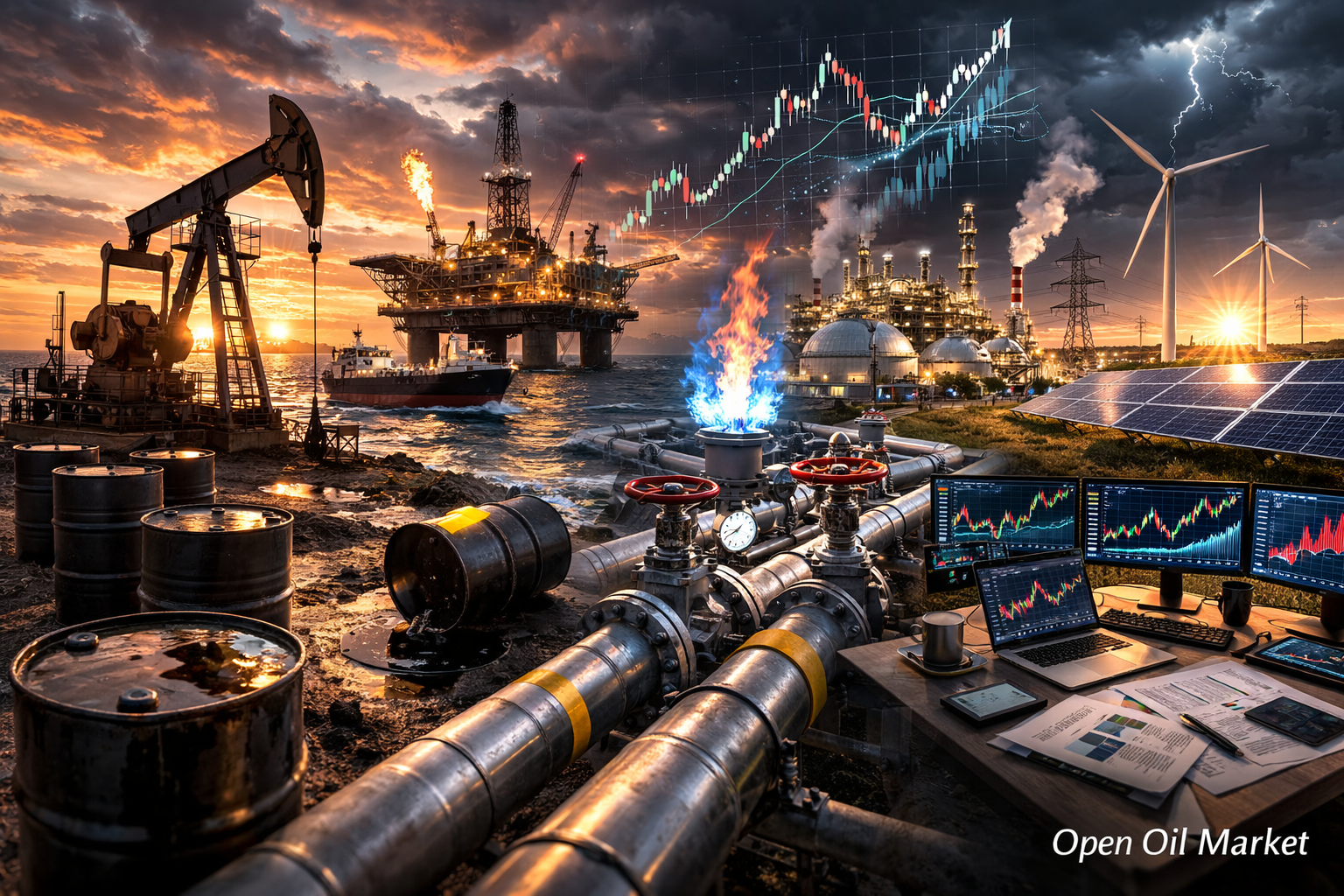 Noticias petroleras y energías — miércoles, 25 de febrero de 2026 | Petróleo Brent, gas, GNL, refinerías, energías renovables