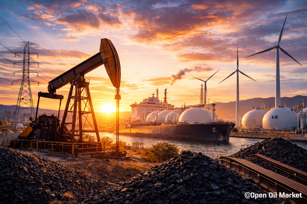 Mercado mundial de petróleo y gas 4 de abril de 2026, energía GNL refinerías electricidad sector energético global