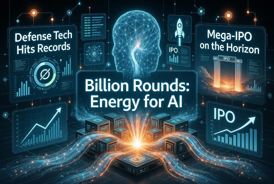 Noticias de startups y capital riesgo: viernes, 07 de agosto de 2026 — rondas de miles de millones en energía para IA, tecnologías de defensa rompen récords y megaIPO en el horizonte