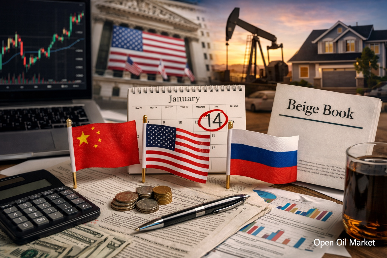 Eventos económicos e informes corporativos — miércoles, 14 de enero de 2026: IPP EE. UU., ventas minoristas e informes de bancos