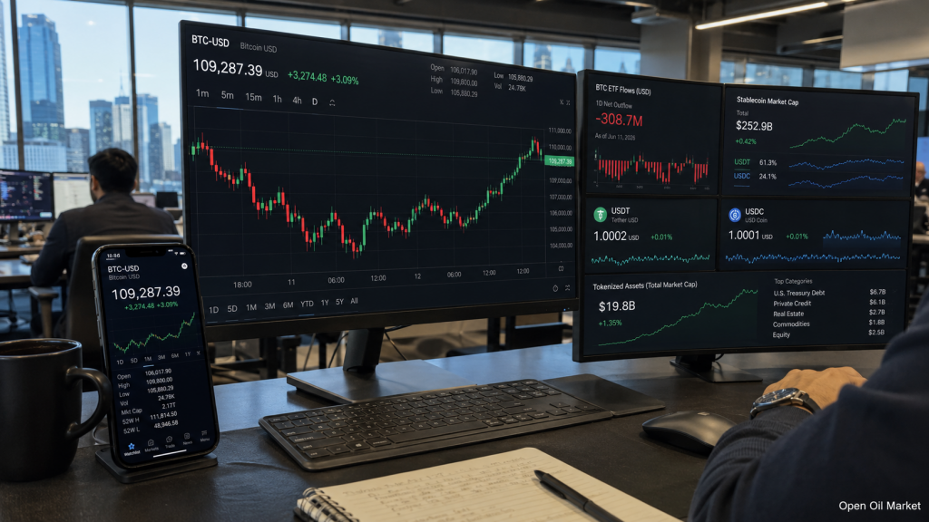 Noticias de criptomonedas 12 de junio de 2026: Bitcoin vuelve al juego, las salidas de ETF no rompieron el mercado y las stablecoins cambian las reglas de la inversión