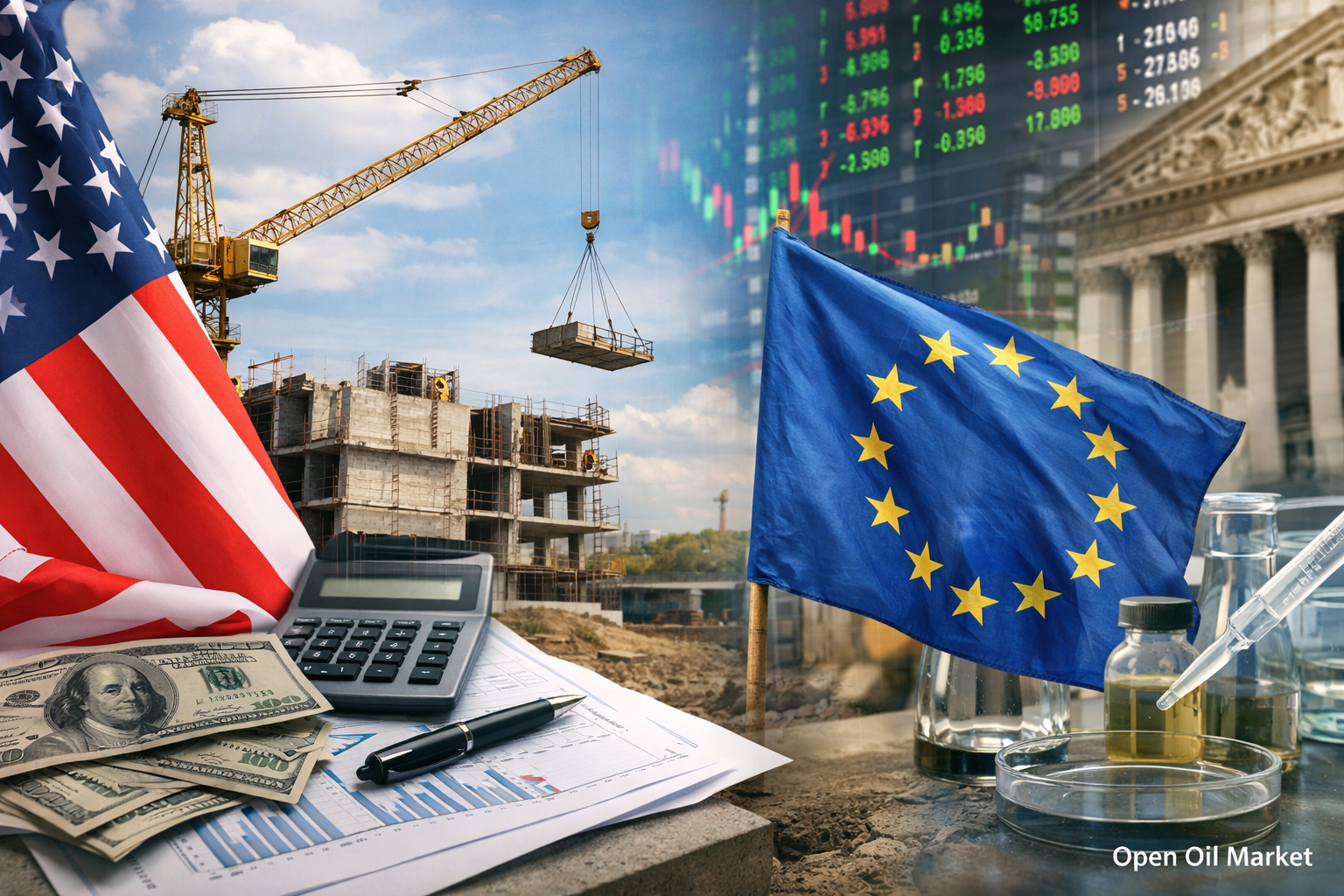 Mercados Globales y Datos Macroeconómicos 23 de Marzo de 2026 Chicago Fed, Construcción en EE.UU., Confianza en la Eurozona